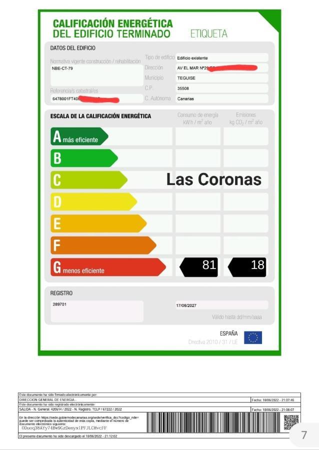 Vivienda Vacacional Las Coronas 48 Costa Teguise Bagian luar foto